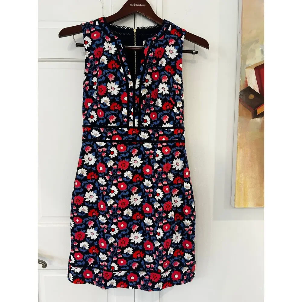 NWOT Kate Spade Floral Daisy Jacquard Sleeveless Sheath Dress 6